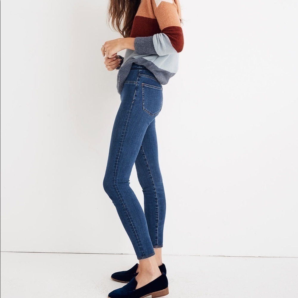 Madewell Pull-On Jeans Jeggings in Freeburg Wash